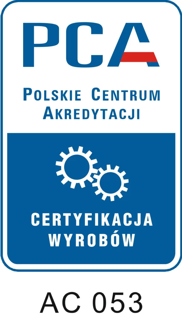 Polskie Centrum Akredytacji AP 053 Symbol kół zębatych