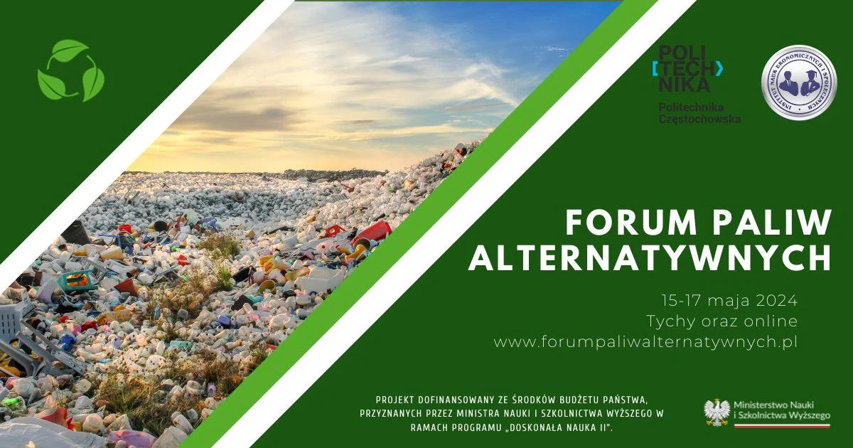 V Forum Paliw Alternatywnych. 15-17 maja 2024. Tychy i online.