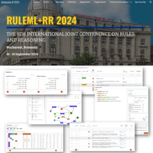 RuleMl+rr 2024. Teh 8th international Joint Conference on Rules and Reasoning. Bucharest, Romania. 16-18 september 2024